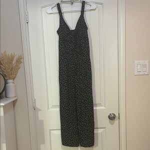 Black and White Polka Dot Jumpsuit